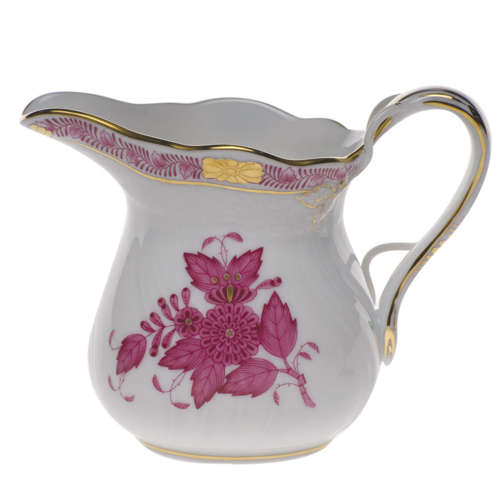Chinese Bouquet Raspberry Creamer, 6 oz, 3.5″ tall
