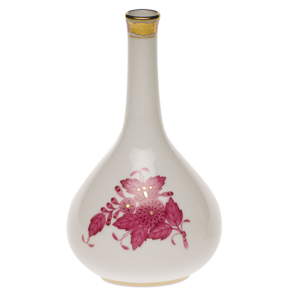 Chinese Bouquet Raspberry Medium Bud Vase
