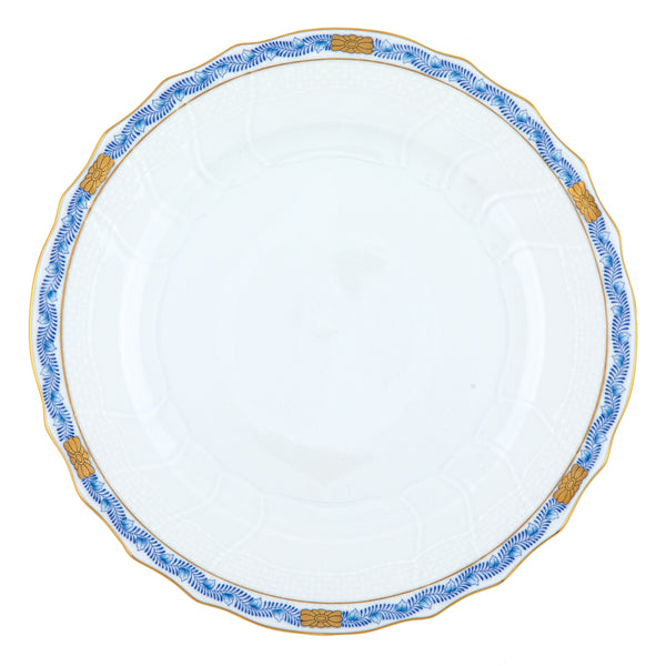 Chinese Bouquet Garland Blue Dinner Plate