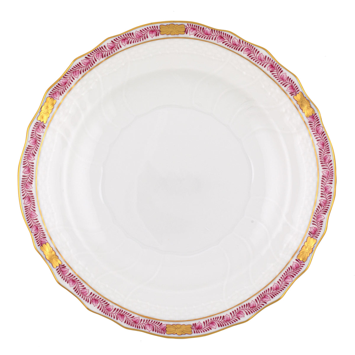 Chinese Bouquet Garland Pink Salad Plate