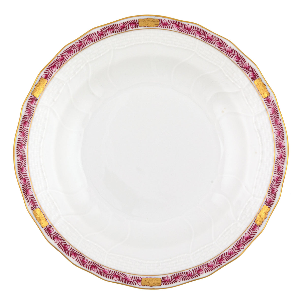 Chinese Bouquet Garland Pink Dessert Plate