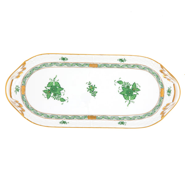 Chinese Bouquet Green Sandwich Tray