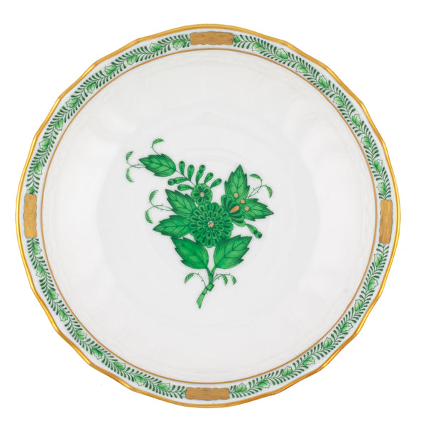 Chinese Bouquet Green Canton Saucer