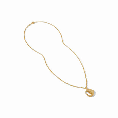 Gold Alligator Pendant