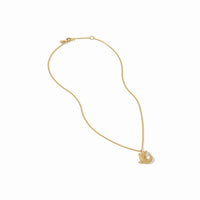 Gold Alligator Solitaire Necklace
