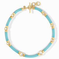 Julie Vos Amalfi Necklace, Aqua