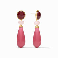 Julie Vos Amalfi Statement Earring, Watermelon Multi