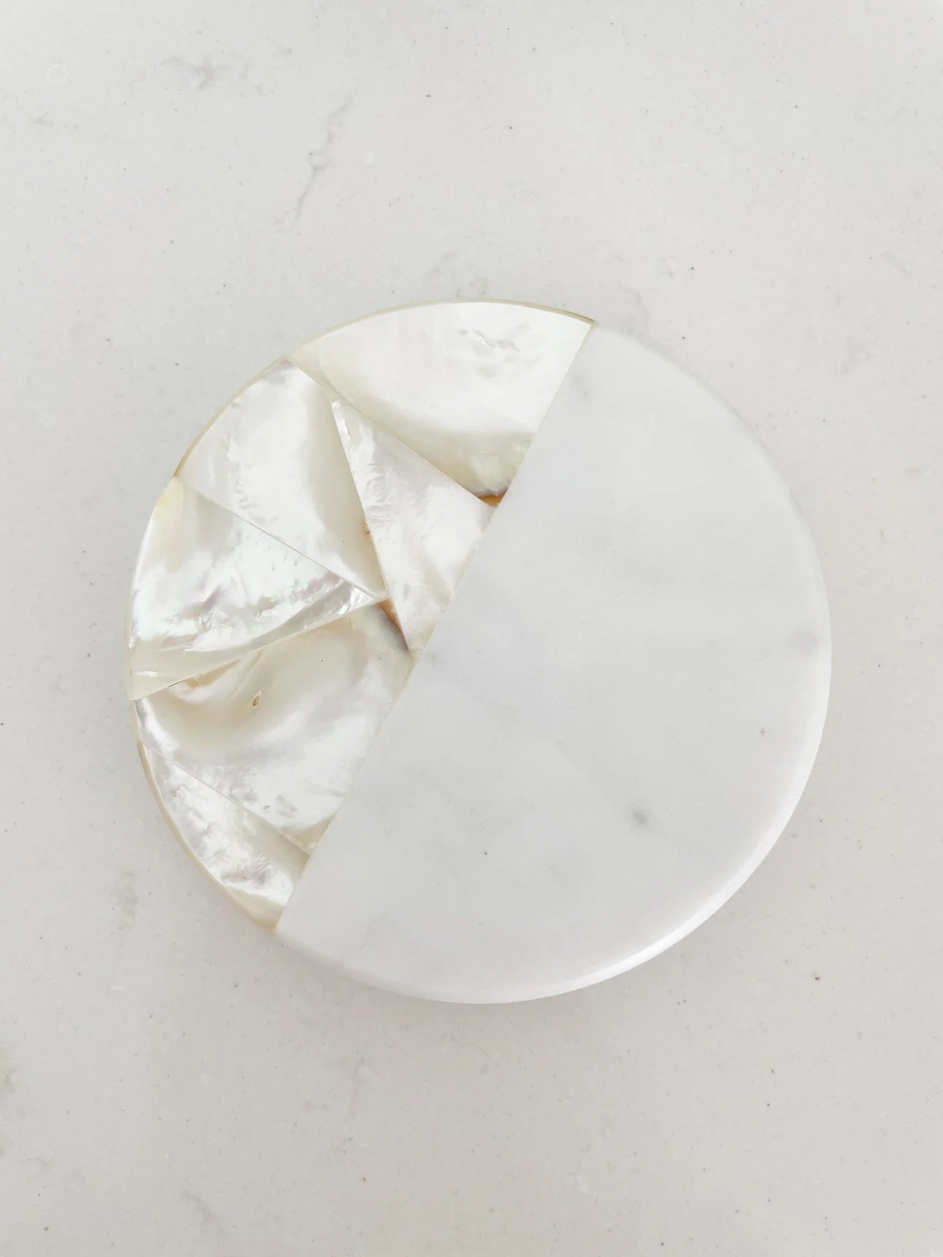 White Marble Lemongrass Candle