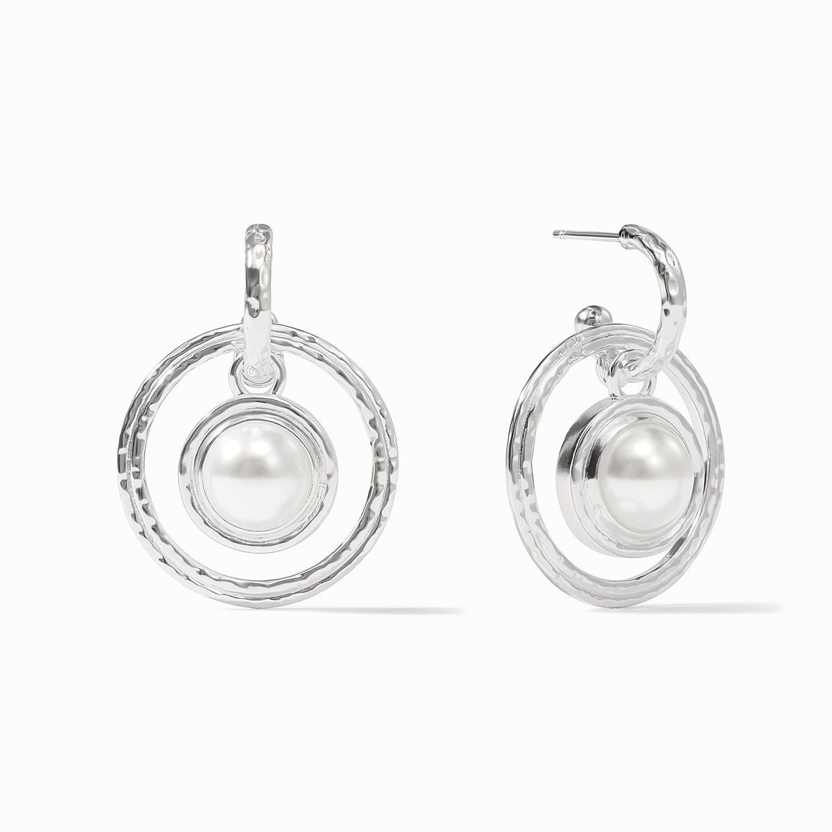Julie Vos Sterling Astor 6-in-1 Charm Earring, Pearl