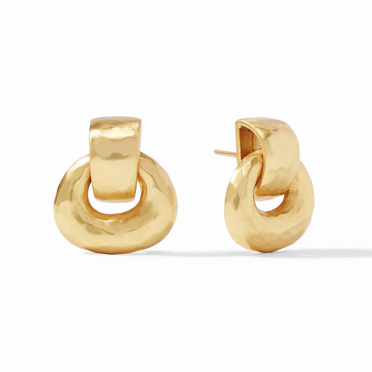 Gold Avalon Demi Doorknocker Earring