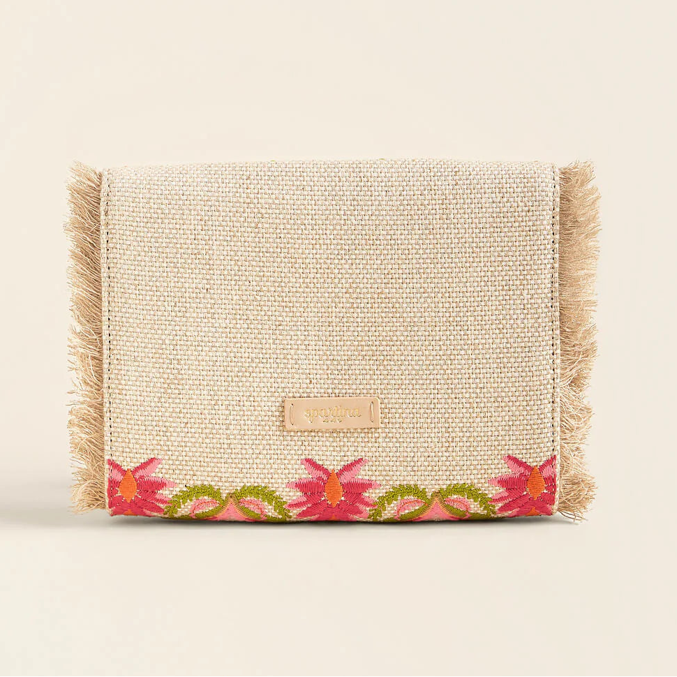 Clutch Crossbody Castillo Floral Palms