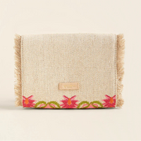 Clutch Crossbody Castillo Floral Palms