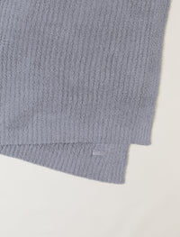 Barefoot Dreams CozyChic® Ribbed Throw, Dove Gray