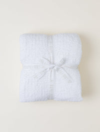 Barefoot Dreams CozyChic® Ribbed Throw, White