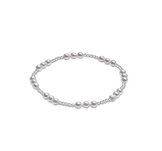 Joy Pearl 4mm Sterling Bracelet