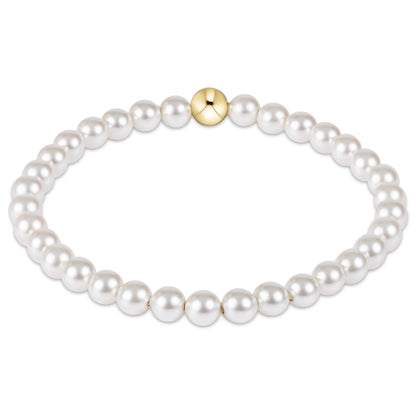 classic pearl bead bracelet