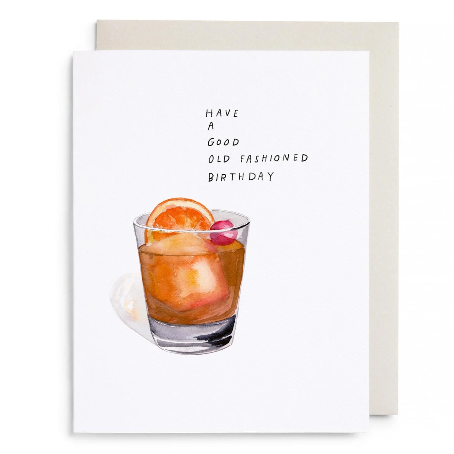 Old Fashioned Bday Greeting Card