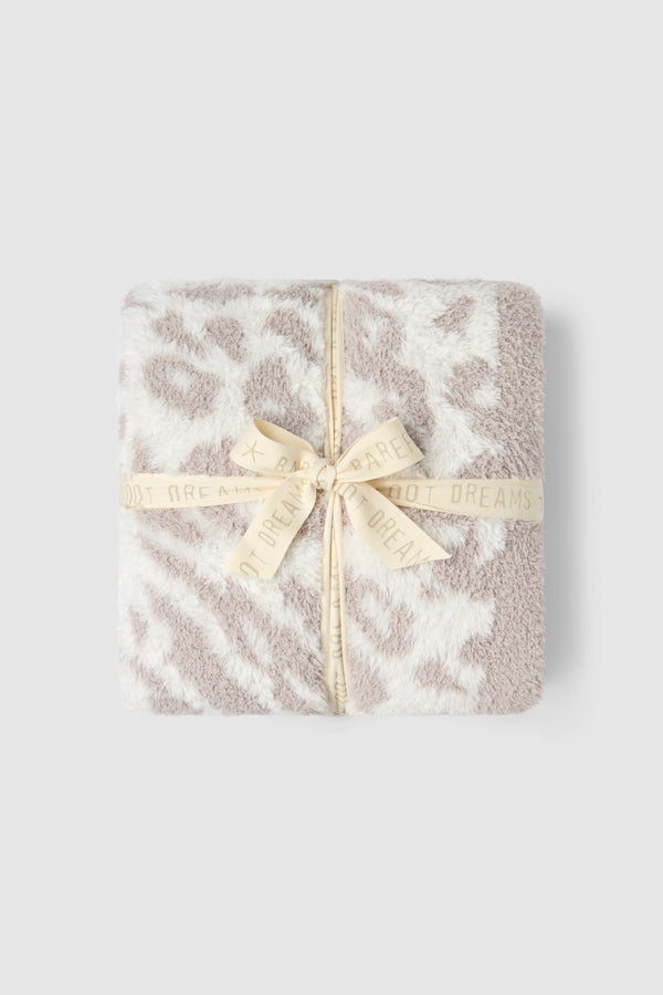 CozyChic® Lush Knit Leopard Throw