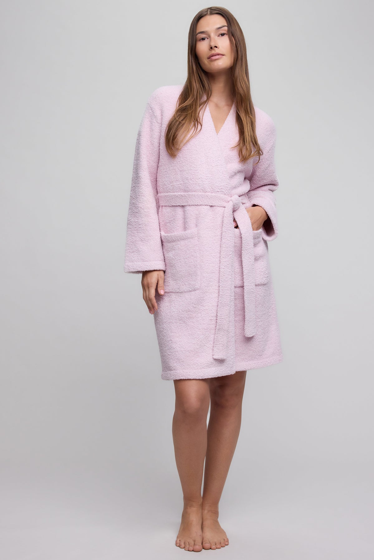 Barefoot Dreams CozyChic® Solid Robe, Petal S/M