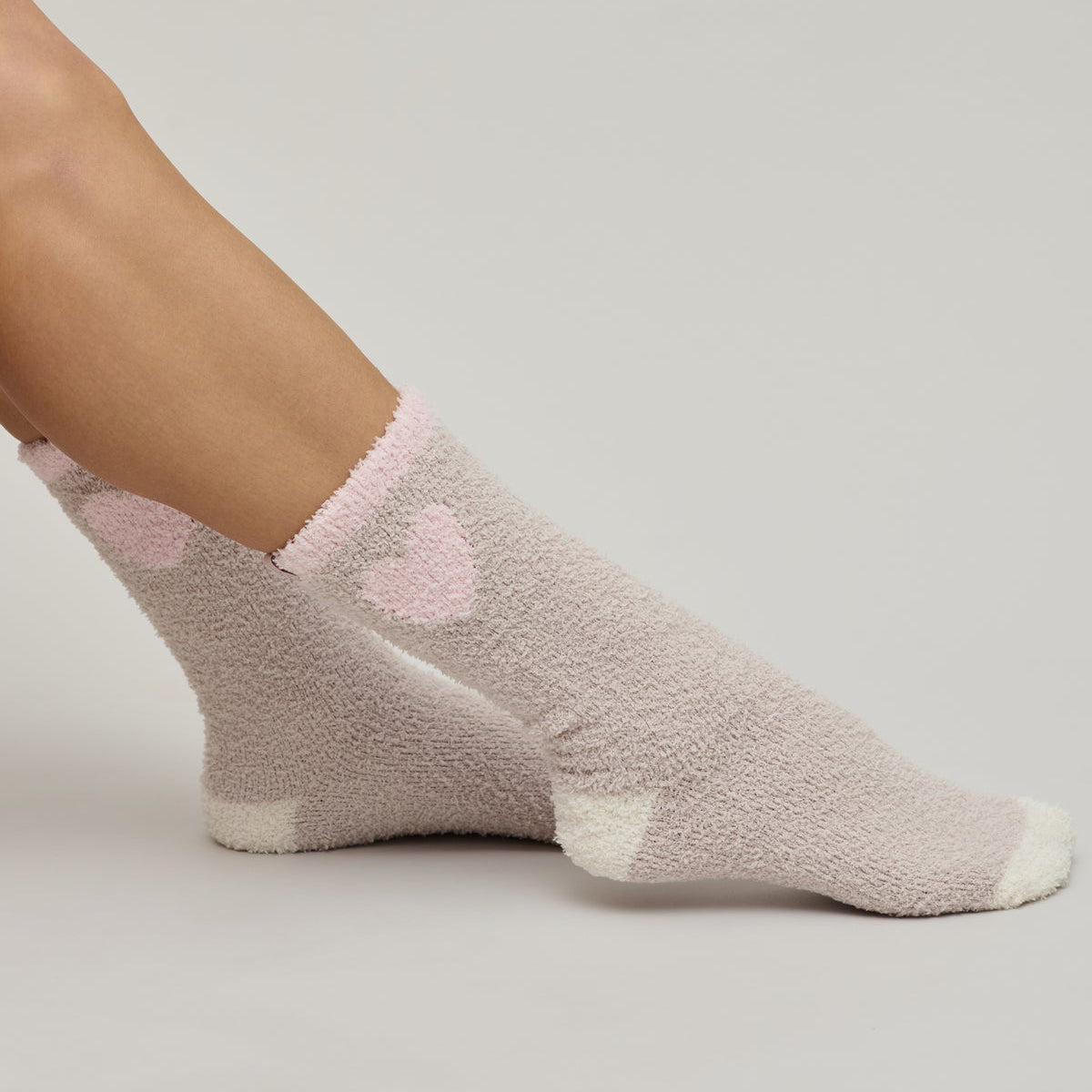 CozyChic¬Æ Color Block Heart Socks