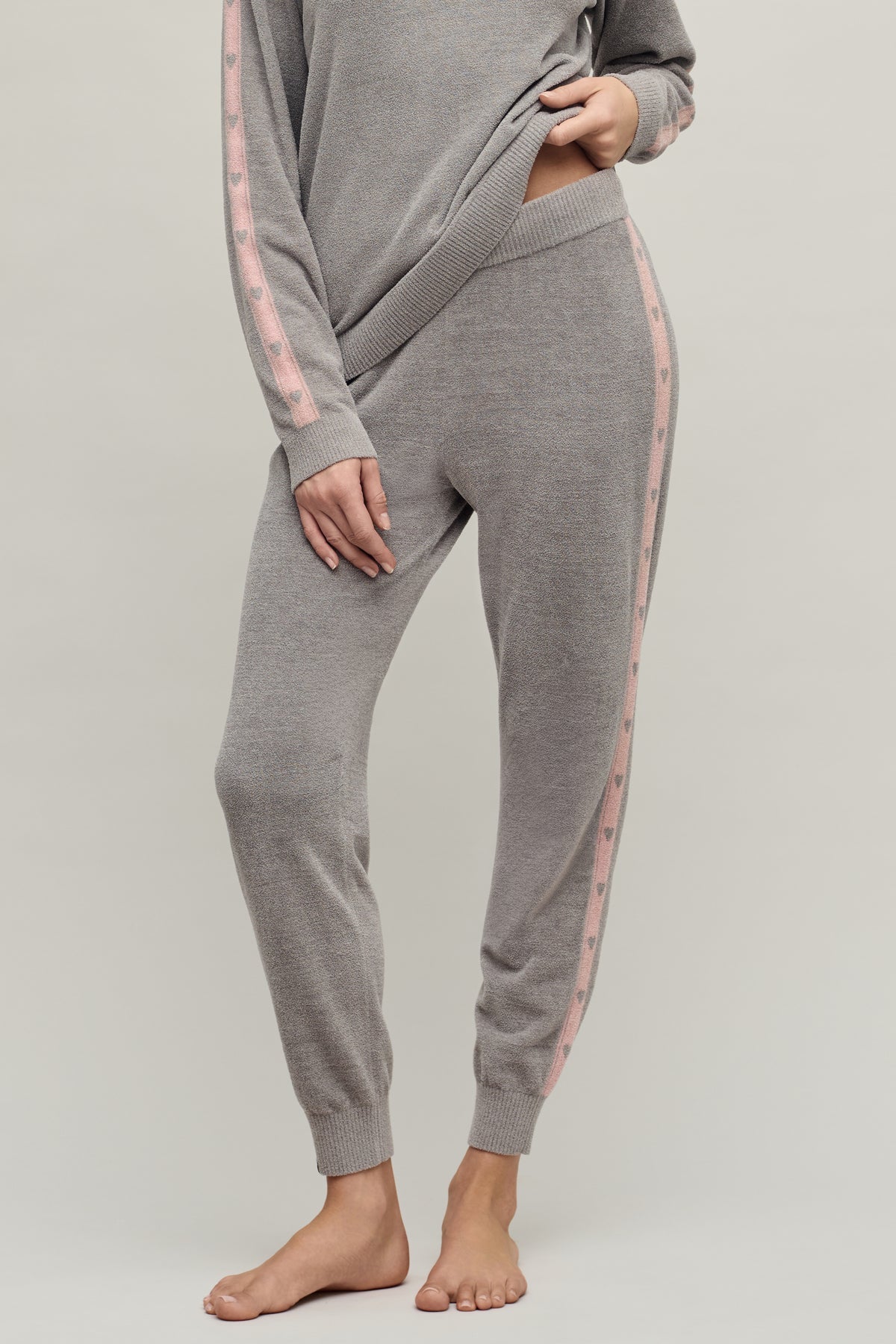 CozyChic Ultra Lite¬Æ Heart Stripe Jogger
