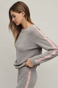CozyChic Ultra Lite¬Æ Heart Stripe Jogger