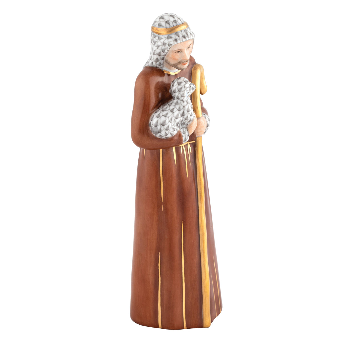 Shepherd with Lamb — Multicolor
