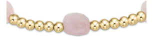 Extends Admire Gemstone 3mm Gold Bead Bracelet