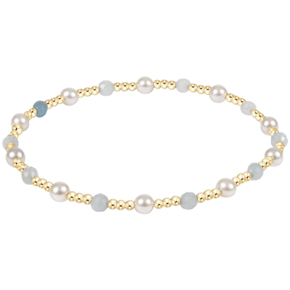 Extends Pearl Sincerity 4mm Gemstone Bracelet