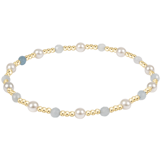 Extends Pearl Sincerity 4mm Gemstone Bracelet