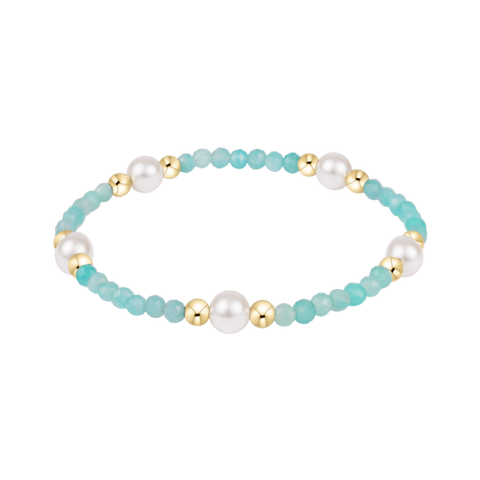 Extends Purpose Pearl 6mm Gemstone Bracelet