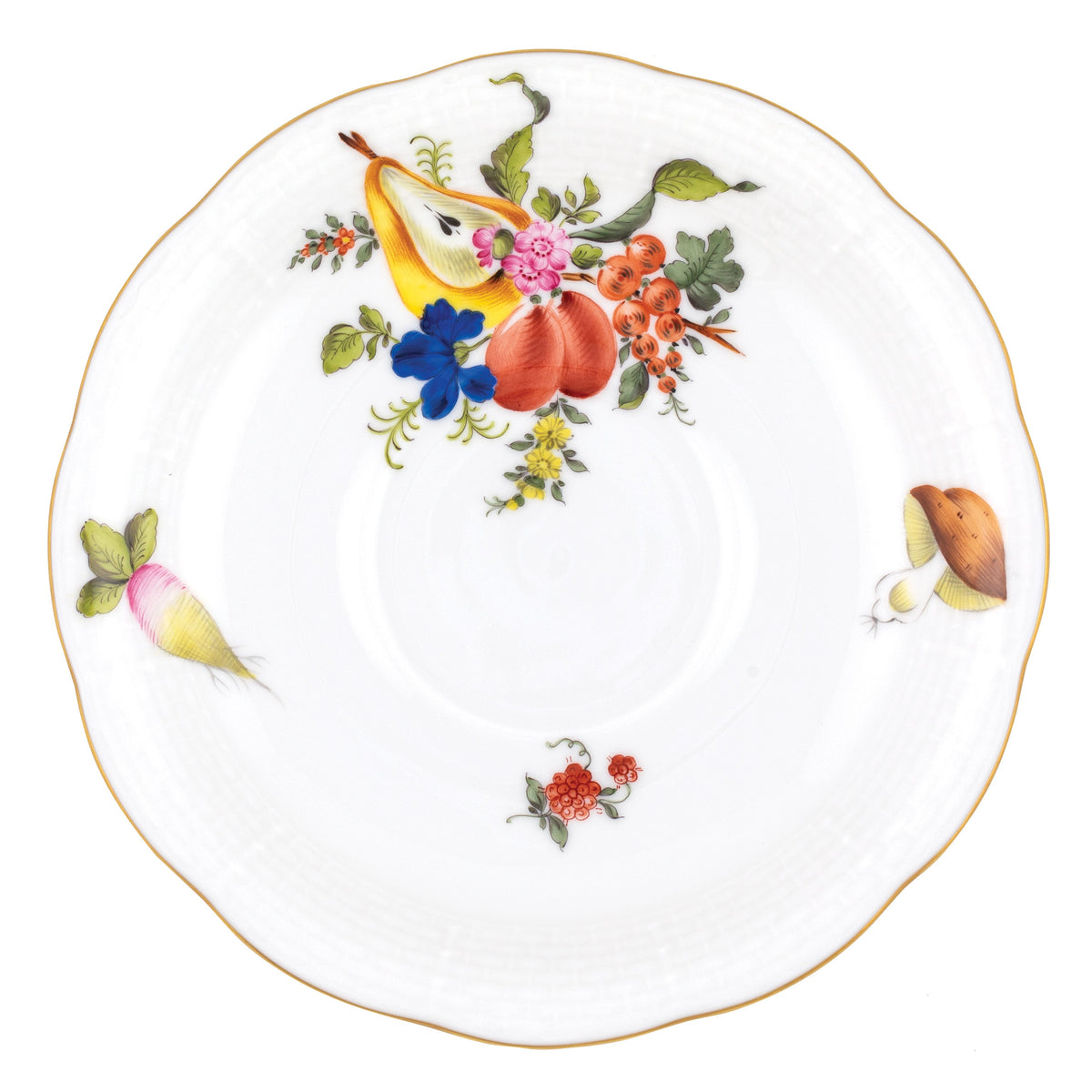 Fruits & Flowers Tea Saucer, Motif 3