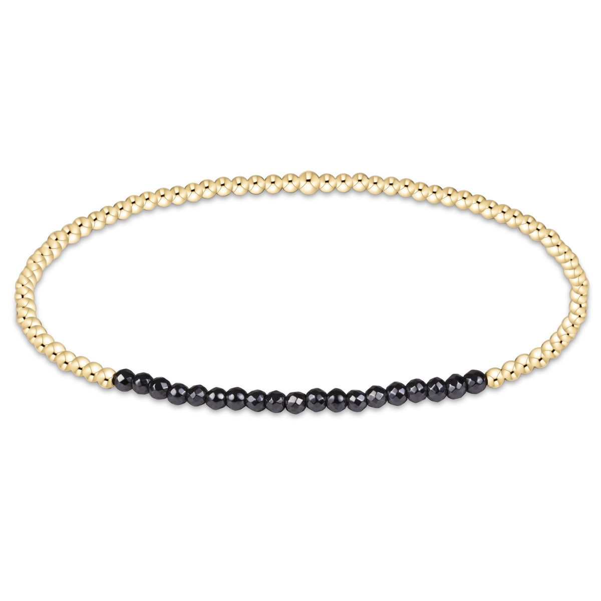 enewton Gold Bliss Faceted Hematite 2mm Gold Bracelet