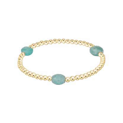 Admire Gem 3mm Gold Bracelet