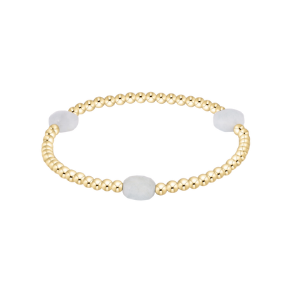 Admire Gem 3mm Gold Bracelet