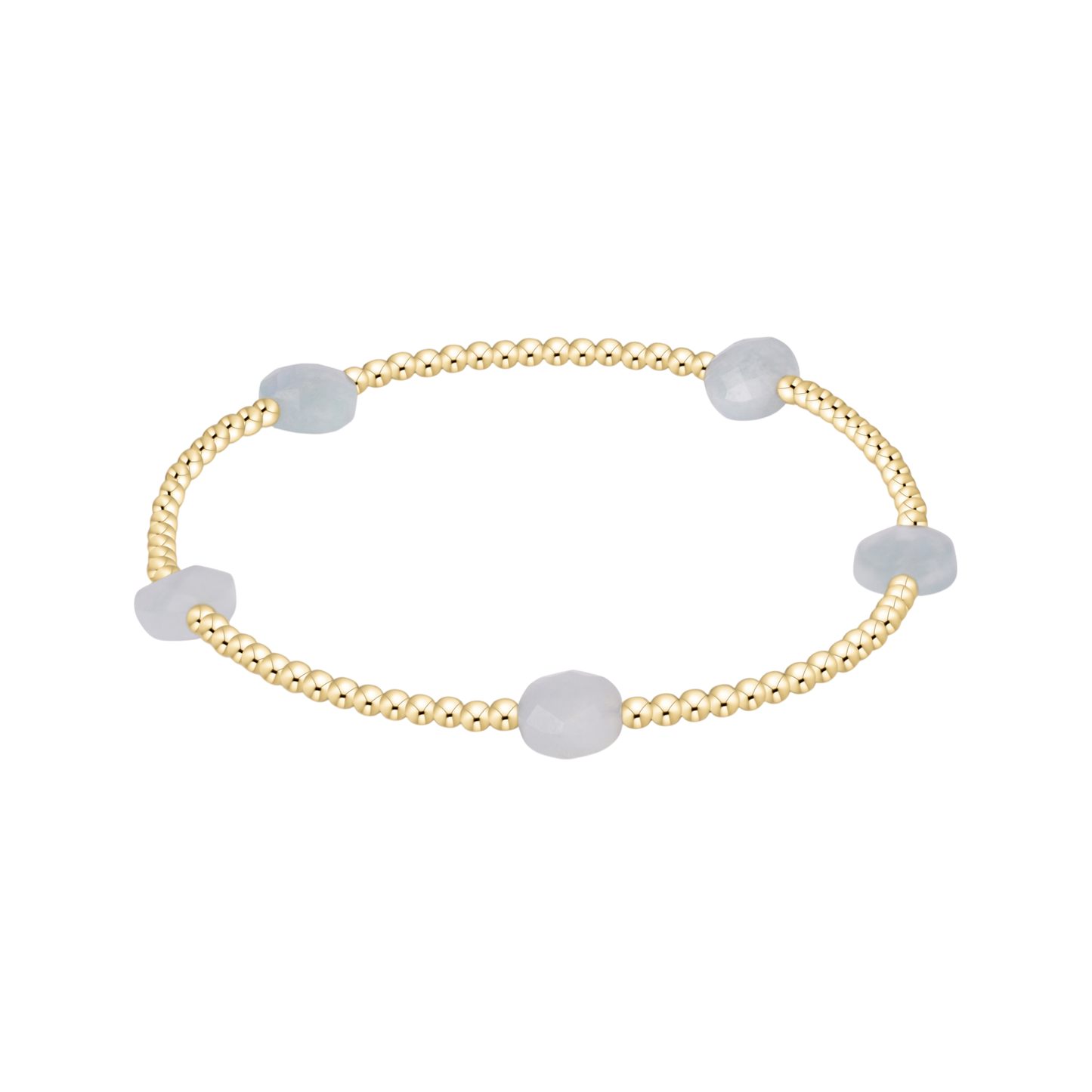 Admire Small Gem 2mm Gold Bracelet