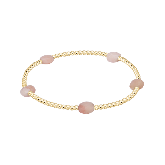 Admire Small Gem 2mm Gold Bracelet