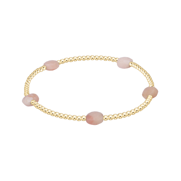 Admire Small Gem 2mm Gold Bracelet