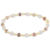 enewton Sincerity Gemstone Pearl 4mm Bracelet, Botswana Agate