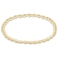 enewton Classic Grateful Gold Bead Bracelet, 3mm