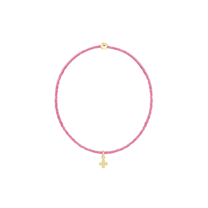 Hope Classic Signature Cross Small Gold Charm