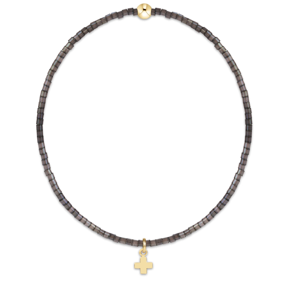 enewton Hope Classic Signature Cross Small Gold Charm FW26 Colors, Moonlight
