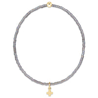 enewton Hope Classic Signature Cross Small Gold Charm FW26 Colors, Morning Mist