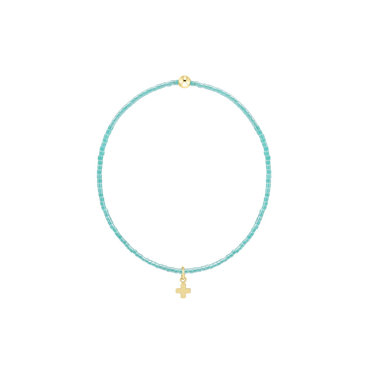 Hope Classic Signature Cross Small Gold Charm