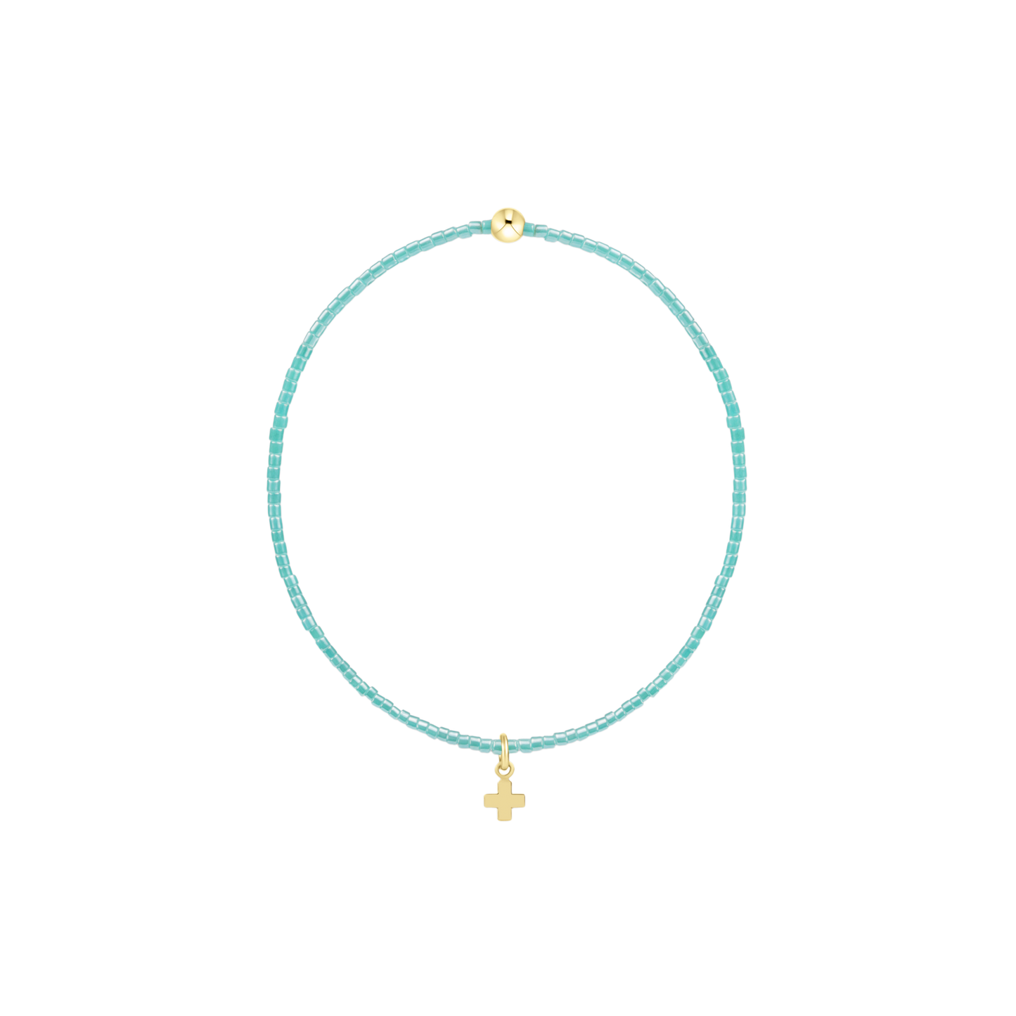 Hope Classic Signature Cross Small Gold Charm