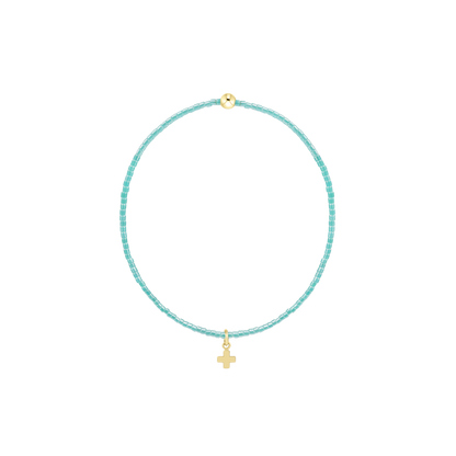 Hope Classic Signature Cross Small Gold Charm