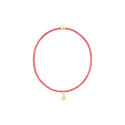 Hope Classic Signature Cross Small Gold Charm