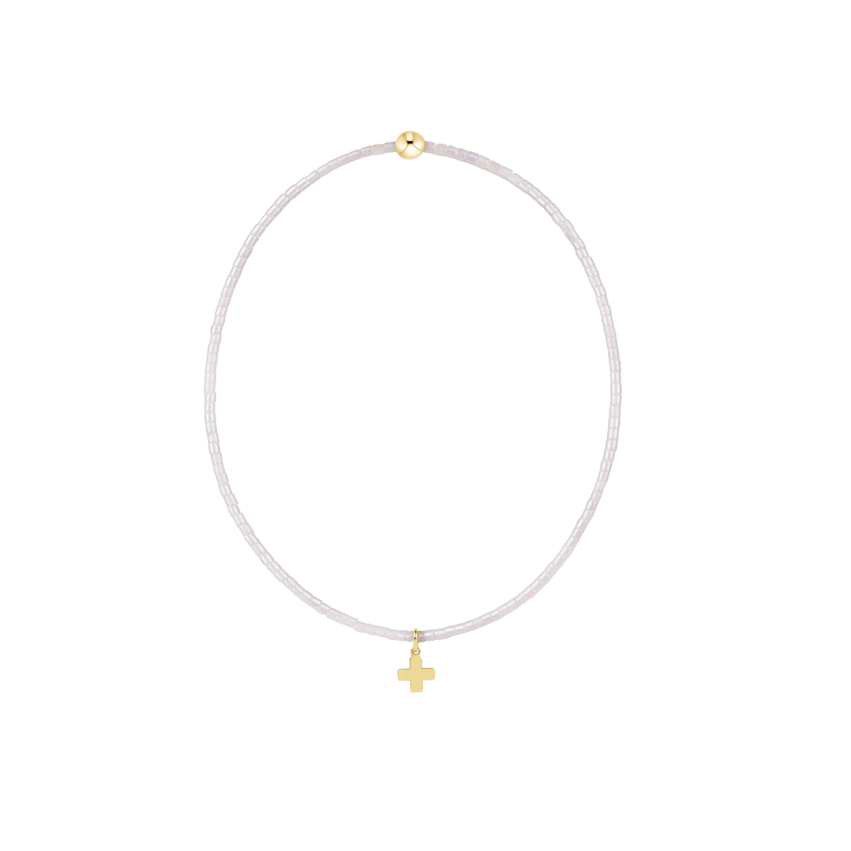 Hope Classic Signature Cross Small Gold Charm