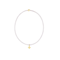 Hope Classic Signature Cross Small Gold Charm