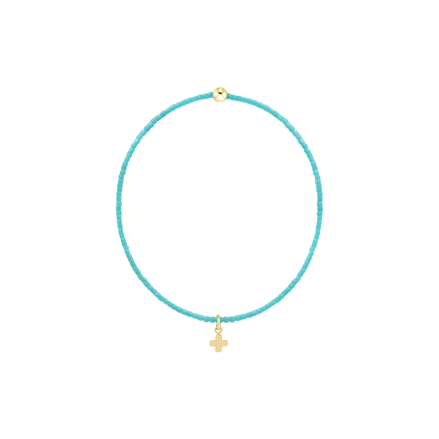 Hope Classic Signature Cross Small Gold Charm